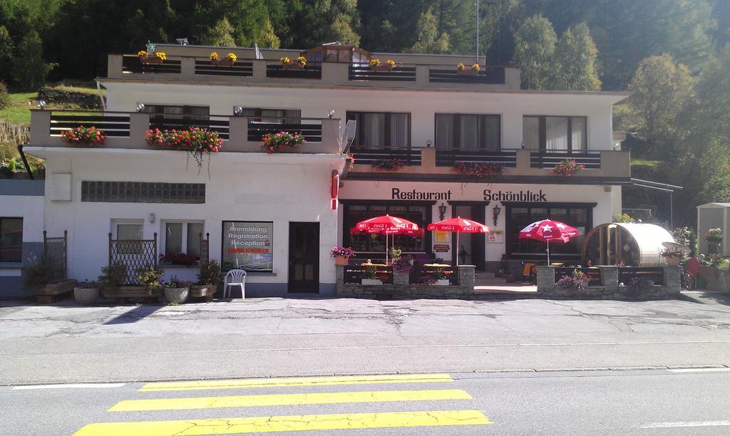 Pension Schoenblick Saas-Grund Extérieur photo